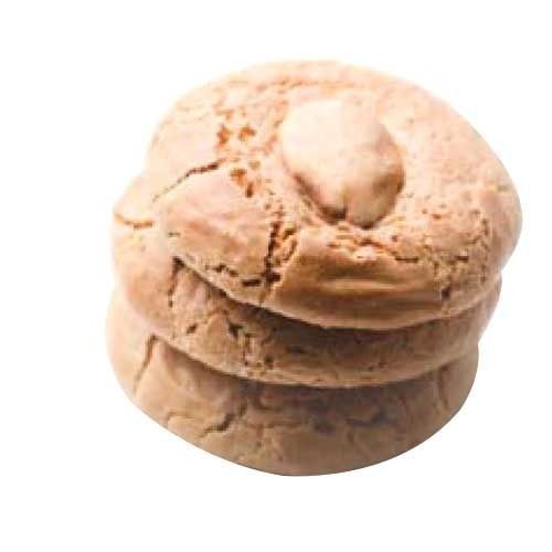 Brown Round Shape Healthy Yummy Tasty Delicious High In Fiber And Vitamins Almond Cookies