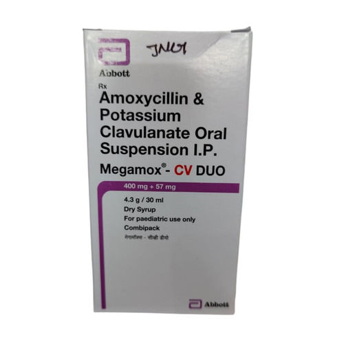 Amoxycillin 200Mg + Potassium Clavulanate 28.5Mg Dry Syrup With Monocarton Medicine Raw Materials