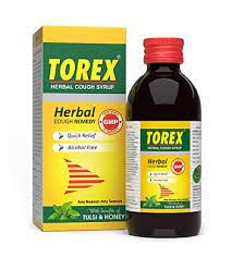 100 Ml Herbal Torex Cough Relief Syrup With Tulsi And Honey