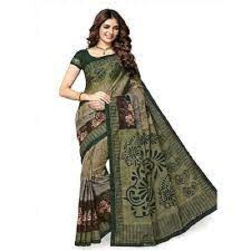 All Colors 4.5 M Long Extremely Lightweight Delicate Elegant Printed Ladies Cotton Saree