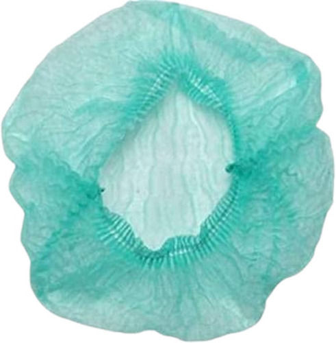 18 Inches, Plain Non Woven Disposable Bouffant Cap For Surgical