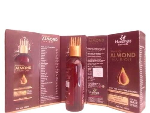 100% Pure And Natural Blessings Almond Hair Oil For All Hair Types