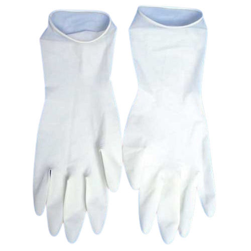 White Medical Latex Disposable Recyclable Gloves 