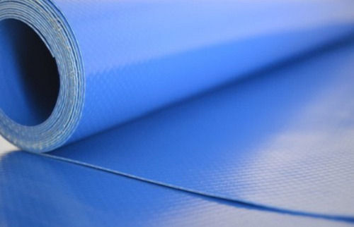 Shrink-Resistant 45 Width 20 Meter Length Blue Plain Pvc Coated Fabric For Mattress