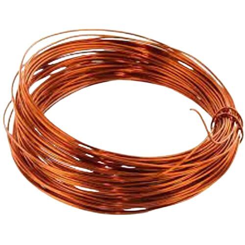 Highly Utilized Positive Conductor 1100 Volt Enamelled Non Insulated Copper Wire, 100 Meter 