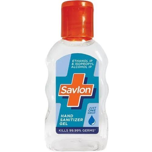 Transparent Ethanol Savlon Hygienic Hand Sanitizer Gel, Bottle Of 50 Ml Age Group: Suitable For All Ages