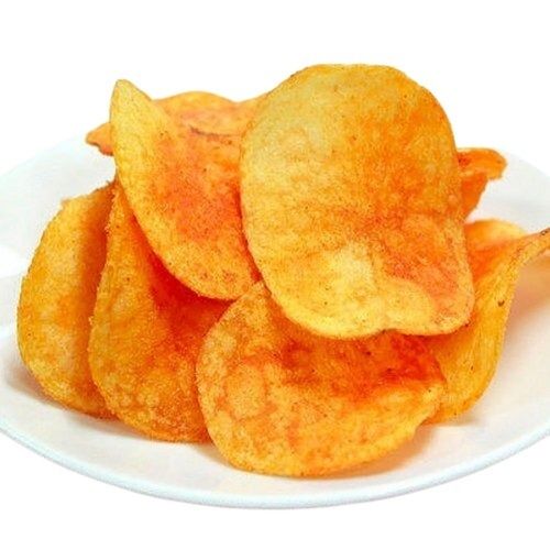 Crispy Delicious Yummy Salted Red Round Shape Potato Chili Chips