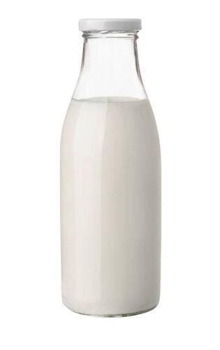 Grey Delicious Fresh High In Protein Pure White Buffalo Milk, 1 Litter Packed In Bottles