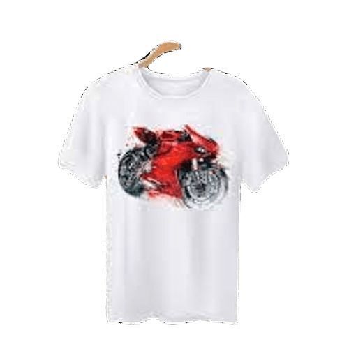 Casual Wear Readymade Regular Fit Short Sleeve Round Neck Printed Mens T Shirts