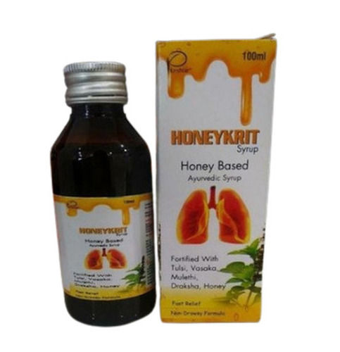 100 Ml Honey Based Ayurvedic Cough Syrup