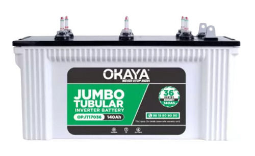 140 Ampere Hour Okaya Opjt 17036 Tubular Inverter Battery Battery Capacity: <150Ah Ampere-Hour  (Ah)