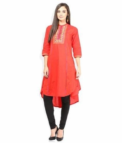 Fashionable And Fancy 100% Rayon Kurti For Ladies