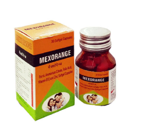 Mexorange Soft Gel Capsules Pack Of 30 Caps  Dosage Form: Liquid