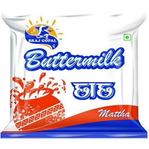 Vacuum Packed Whole Milk Half Sterilized Original White Brajgopal Buttermilk