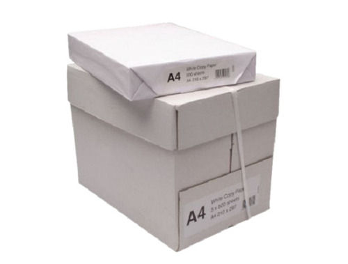 White 500 Sheets 0.1 Mm Thick Wooden Pulp A4 75 Gsm Plain Copier Paper