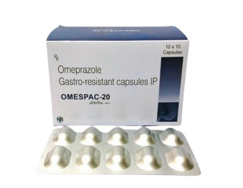 Omeprazole Gastro Resistant Capsule Ip, Pack Of 10x10 Capsules