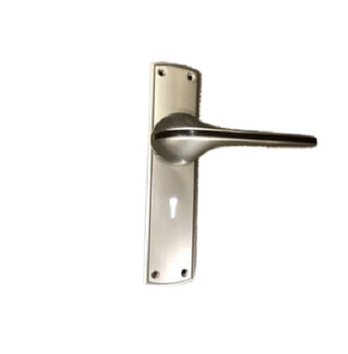 Elegant, Practical And Easy To Install Silver Stainless Steel Mortise Lock Handle, For Door Handle Use  Size: 5 Inch