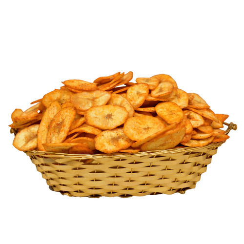 Salted And Spicy Deep Fried Crispy Banana Chips