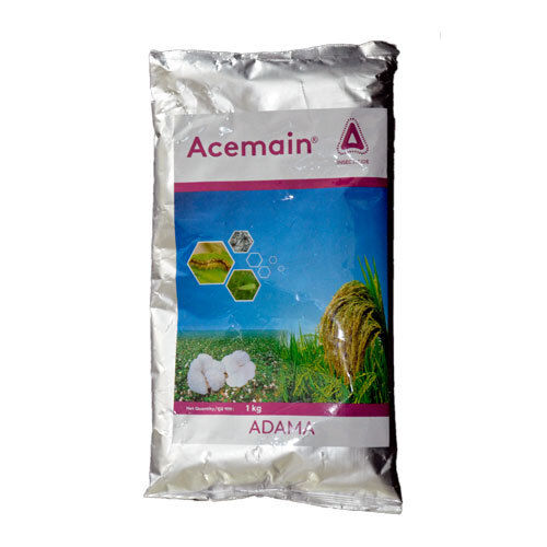 Black Acephate Of Formulation Acemain Is A 75% Sp, Effective On Severe Infestations Of Sucking And Chewing Insects Of Tobaco