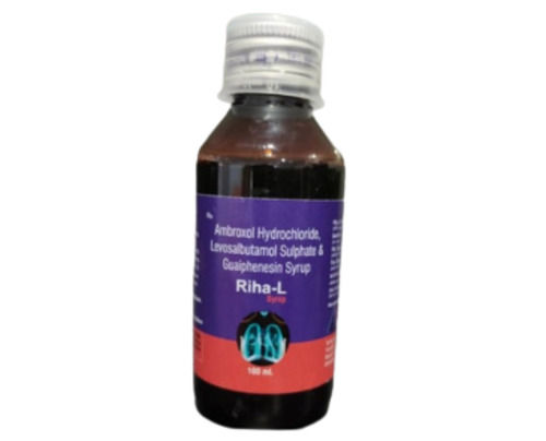 100ml Ambroxol Hydrochloride, Levosalbutamol Sulphate & Guaiphenesin Syrup Riha-L Syrup