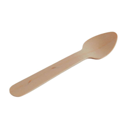 160mm X 1.50mm 100% Eco Friendly Disposable Wooden Spoon For Having All Types Of Food