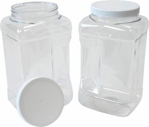 Lightweight And Transparent Storage Plastic Jar 