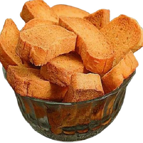 Sweet And Delicious Taste A Grade Solid Sauf Flavor Eggless Rusk