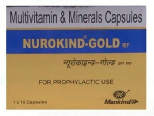 Nurokind Gold Multivitamin & Minerals Capsules For Vitamin Or Mineral Deficiencies Treatment
