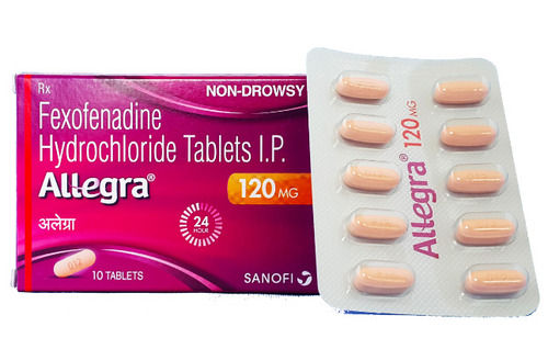 Allegra Fexofenadine Hydrochloride Tablets Ip, 180g Pack Of 10 Tablets