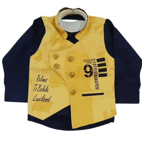 Boys Fashionable And Stylish Printed Party Wear Baba Suit 