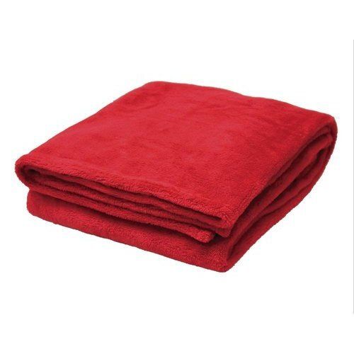 Cotton Reversible Excellent Light Weight Red Blanket  Age Group: Children