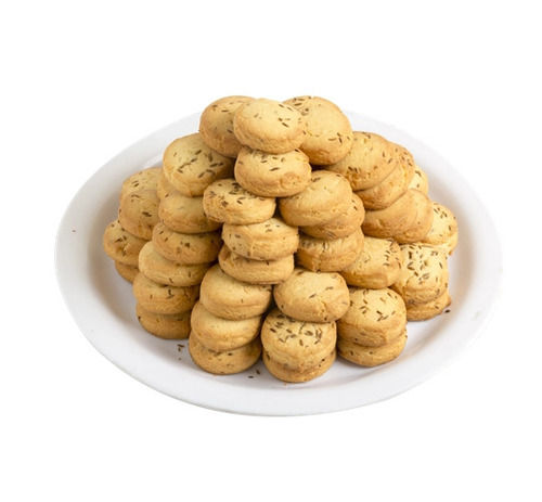 Crispy And Crunchy Round Sweet Jeera Biscuits For Snacks