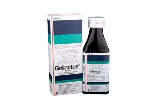 Grilinctus Dextro-Methorphan Hydrobromide Chiorpheniramine Maleate Guaphenesin And Ammonium Chlorde Syrup
