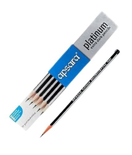 Wood Set Of 10 Excellent And Platinum Extra Dark Smooth Pencils ,15 Inches