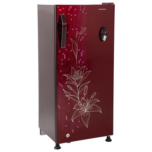 Low Power Consumption Stylish Printed Single Door Red Lg Refrigerator