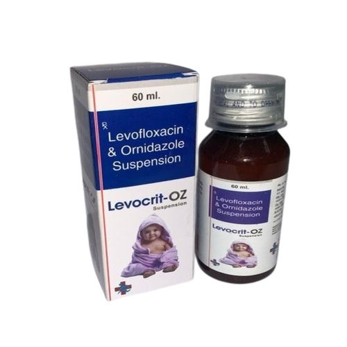 60 Ml Levofloxacin And Ornidazole Suspension For Clinical Use