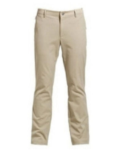 Stretchable And Comfortable Plain Cream Cotton Men's Pant