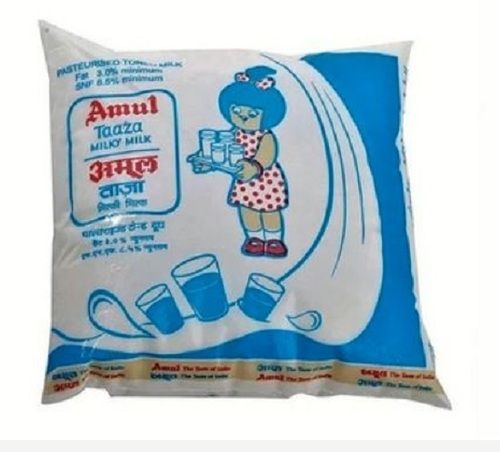 Pack Of 1 Liter Pure Healthy And Fresh Amul Pasteurized Taaza Toned Milk