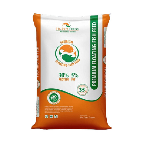 Grower Floating Fish Feed (30/5) Pallet - Color: Brown