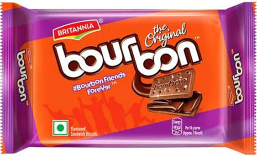 Pack Of 40g Britannia Sweet Chocolate Bourbon Biscuits For Snacks