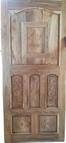 60 Mm Thickness 6 X 3 Feet Size Designer Hand Carved Wooden Door