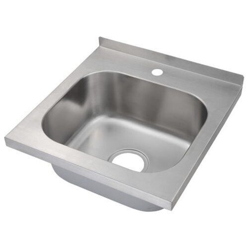 D Shape Stainless Steel Wall Mounted Wash Basin