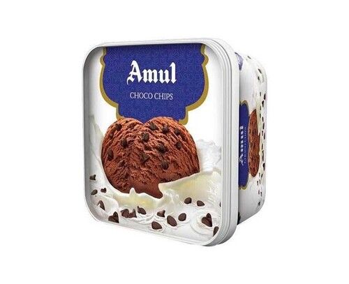 540 Gram Food Grade Sweet And Delicious Eggless Amul Choco Chips Ice Cream 
