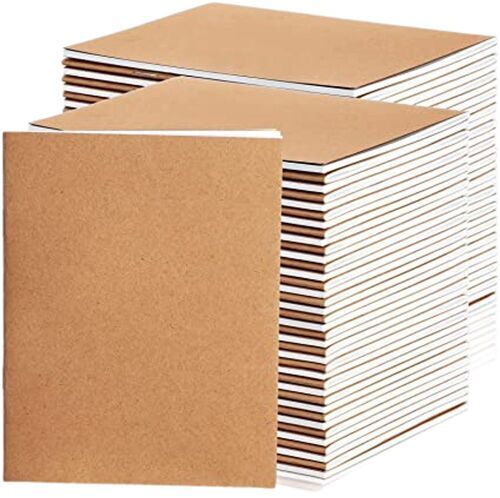 Long-Lasting Smooth Pages Single Lined Small Single Lined School Notebook  Staple