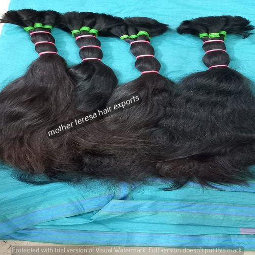 100% Virgin Single Drawn Remy Indian Hair Extensions Application: Profesional