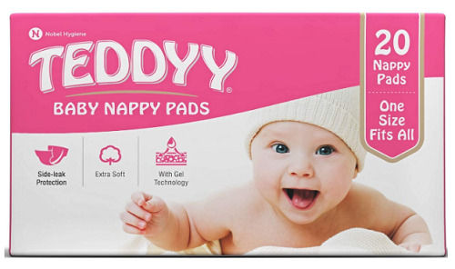 Comfortable And Side Leak Protection Extra Soft Disposable Baby Nappy Pads 