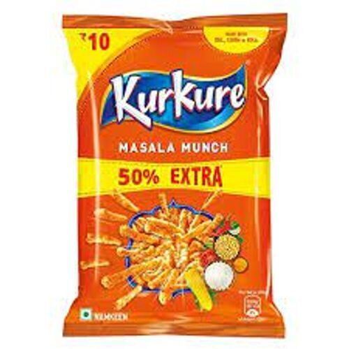 Salted Spicy Flavor Crispy And Crunchy Fried Kurkure Masala Munch, Pack