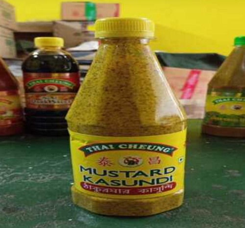 Tasty And Salty Chemical Free Thai Cheung Mustard Kasundi Sauce For Eating 