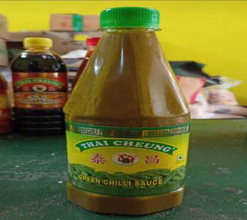 Tasty And Spicy Chemical Free Thai Cheung Green Chilli Sauce For Eating 