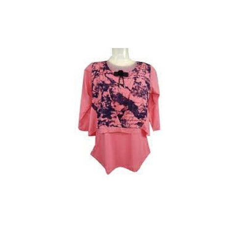 Ladies Casual Wear Top - Breathable Cotton Blend, Pink | Stylish Modern Design for Daily Wear, Versatile for Various Occasions, Easy to Pair with Bottoms